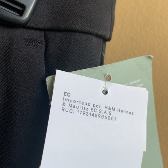 NWT H&M Hennes & Mauritz Pants Size 4 Color Black - Picture 3 of 6